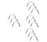 FRCOLOR 12 Pz naselli per occhiali spettacolo coprinaso per occhiali vetri trasparenti kit Pad naso adesivo Pad naso antiscivolo tappetino per il naso cuscinetti per occhiali plastica dura