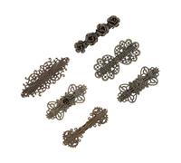 FRCOLOR 12 Pz tornante curly hair curls hair clips fermacapelli hair jewelry Forcina per ragazza pinze per fermagli per da ragazza copricapo della ragazza Lega di zinco
