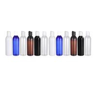 FRCOLOR 12 Pz Viaggio Cadenzato Spremere La Bottiglia Con Tappo a Disco Bottiglie Con Tappi Distributore Di Bottiglie Di Crema Acqua Contenitori Viaggiare Cosmetico Bottiglia Di Erogazione