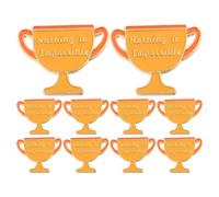 FRCOLOR 12 Spille da Bavero a Forma di Coppa Smaltata - Spilla Premio per Insegnanti e Studenti - Accessori Decorativi per Abiti, Zaini e Feste Scolastiche - Riconoscimenti