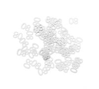 FRCOLOR 1200 Pezzi Coriandoli Argento Numero 80 in Plastico per Decorazioni Festa Compleanno e Anniversario, Riutilizzabili come Decorazione Unica per Borse Regalo