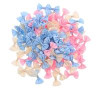 FRCOLOR 120pezzi Mini Fiocchi Colorati Per Fai Da Te Decorazioni Artigianali Per Regali Scrapbooking e Progetti Di Cucito Di Fiocchi e