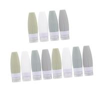 FRCOLOR 12pezzi Bottiglie Silicone Ricaricabili Contenitori Per Lozione Shampoo Design e Portatile Per e