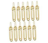 FRCOLOR 12pezzi Compendio di Fermagli per Capelli in Metallo Spille da Balia Fermagli per Capelli da Bambina da Donna Resistenti alla Rottura per Acconciature per Feste Cerimonie e Uso