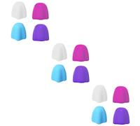 FRCOLOR 12pezzi Dispenser Per Dentifricio Silicone Auto-chiusura Tappi Creativi Per Tubetti Dentifricio Design Chic Facile Usare Colori Variati Per e Funzionalità