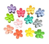 FRCOLOR 12pezzi Flower Hair Clips Wear-resistant Clasps for Thick and Thin Hair for Daily Use Parties and Special Occasions