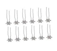 FRCOLOR 12pezzi Forcina per Capelli Fiocco Accessori per Capelli alla Moda Copricapo Elegante per Donna e Ragazza per Matrimonio Festa Speciale o Ballo di Fine Anno Regalo per Amiche