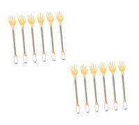 FRCOLOR 12pezzi Grattaschiena Estensibile Inossidabile Scratcher Multi- Per e Della Schiena Design Portatile e