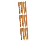FRCOLOR 12pezzi Massaggiatori Per Piedi Legno Di Bastoncini Professionali Per Massaggio e Stimolazione Dei Punti Di Pressione Leggeri e Portatili Per Relax Quotidiano