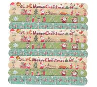 FRCOLOR 12pezzi Natale Nail Files Strumenti Manicure e Pedicure Tema Festivo Per Donne e Ragazze Per Unghie Naturali e