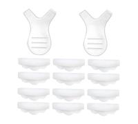 FRCOLOR 12pezzi Perming Ciglia Cuscinetti Silicone y e Pettine Per Laminazione Strumenti Per Curvare e Sollevare Le Ciglia Naturali Per Estensioni