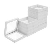 FRCOLOR 12Sets Espositore Galleggiante Trasparente per Display per Medaglie Monete Protezione e Decorazione Tavolo