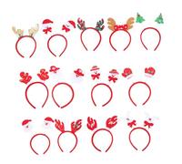 FRCOLOR 13 Pezzi Cerchietti Natalizi Fasce Uniche per Accessori Feste Costume Party Decorazioni Festive