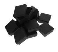 FRCOLOR 15 Pezzi Scatole Regalo Gioielli con Cuscino Interno Scatolina Quadrata in Cartone Nero per Orecchini Bracciali Collane Organizer e Custodia Elegante per Piccoli Gioielli