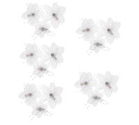 FRCOLOR 15 Pz Accessori per piega fiore nuziale di nozze copricapo da sposa per matrimonio fata paillettes elegant molletta Fiori per fermaglio per a fiore