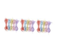 FRCOLOR 15 Pz Elastico in Filo Elastico Rifinire Il Cordoncino Di Seta Cavo Braccialetto Fai Da Te Braccialetto Intrecciato Cordino Elastico Per Bracciale Accessori Per Dreadlock