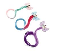 FRCOLOR 15 Pz tornante fermagli per principessa arcobaleno fermagli per per ragazze halloween party toys for molletta parrucche parrucca di moda accessori per