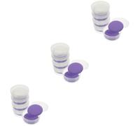 FRCOLOR 15 Set soffio a cuscino d'aria imballaggi confezione sbuffi sciolti spugnette per fondotinta strumenti per il trucco delle donne soffi pratici Idrofilo non lattice Viola,porpora