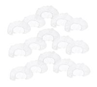 FRCOLOR 150pezzi Copri Poggiatesta Monouso in Tessuto Non Tessuto Coprilettini Forma di U per Massaggi Copricuscini Usa e Getta per Spa e Saloni Copriviso Personalizzato per Lettini