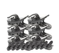 FRCOLOR 15pezzi Clip Per Microfono in Plastica Piccoli Clip Per Filo Del Microfono e Cuffie Accessori e Auricolari Design Portatile e Stabile