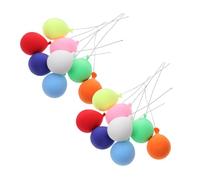FRCOLOR 16 Miniature Dollhouse Balloons Realistic Balloon Cake Picks For Fairy Garden Birthday Wedding Decorations Compatible With Standard Dollhouse Models