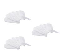 FRCOLOR 18 Pollici dei denti da latte spazzolino denti scovolini per denti spazzolino da dito infantile spazzolino da denti per bambini garza pennello per le dita bambino bianca
