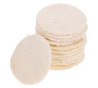 FRCOLOR 18pezzi Spugne Esfolianti in Luffa Naturale da Scrub per Viso e Corpo Strumenti di Pulizia e Dischetti Detergenti per Doccia