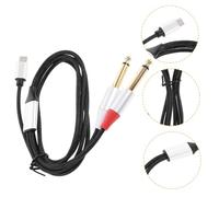 FRCOLOR 1m Cavo Audio Usb c Doppio Trs Convertitore Stabile Per Amplificatore Auto Mixer e Casse Compatibile Smartphone Tablet e Laptop