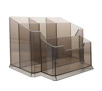 FRCOLOR 1Pc Scatola Di Immagazzinaggio Cosmetici Portamatite Portapenne Femminile Pennello Trucco Display Stand Cremagliera Del Desktop Rack Di Stoccaggio Pennello Comò Organizzatore