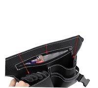 FRCOLOR 1pezzi Borsa Porta Strumenti Per Parrucchieri Pu Multifunzionale Nero Per Forbici e Accessori Per Salone Organizzatore Pratico Per Barbieri e Acconciatori