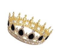 FRCOLOR 1pezzi Corona Di Cristallo Strass Decorazione Per Capelli Affascinante Accessorio Per Capelli Leggero e Comodo Realizzato Materiali Di Buona Qualità e Alta Resistenza Adatto Per Ma