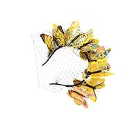 FRCOLOR 1pezzi Fascia Per Accessorio Per Matrimonio Decorazione Per e Cerimonie Giallo