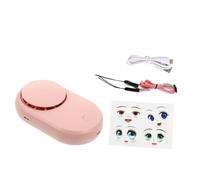 FRCOLOR 1pezzi Mini Ventilatore per Asciugatura Ciglia Innesto Asciugacapelli Portatile per Extension Ciglia Ventilatore USB Leggero e Pratico