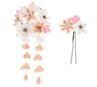 FRCOLOR 1set Accessori Per Per e Ragazze Fermaglio e Pettine Kimono Colori Per Cerimonie Matrimoni
