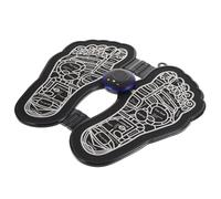 FRCOLOR 1set Massaggiatore Elettrico Per Piedi Con Funzioni Di Agopressione Tappetino Massaggiante Portatile Per Relax e Rilievo Della Fatica Per Viaggi e Uso Quotidiano