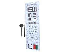 FRCOLOR 1set Strumenti Per Della Vista Test Visione Portatile Per Adulti e Ragazza Ragazza Chart Oculistica Ospedali e