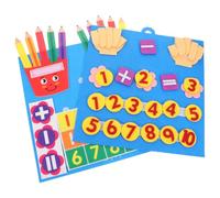 FRCOLOR 2 Giocattoli Educativi Apprendimento Dei e Matematica per La Prima Attività Interattive per La Scuola e Montessori Non