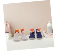 FRCOLOR 2 Paia Scarpe Ragazzo con Suola Antiscivolo Calzini Scarpe Traspiranti per Ragazzo per Camminare Indoor e Outdoor Adatte e Bambine