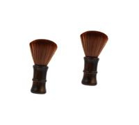 FRCOLOR 2 pennelli morbidi in legno di loto, spazzola per la pulizia dei capelli, spazzola rotta per salone, spazzola per capelli, spazzola per acconciatura, spazzola portatile per la polvere da uomo,