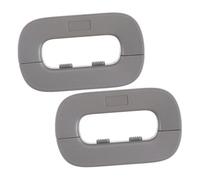 FRCOLOR 2 Pezzi Blocca Multifunzionali per Armadi e Cassetti con Chiusura Press-to-lock Adatti Mobili di Varie Dimensioni Riutilizzabili e Facili da Installare