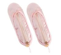 FRCOLOR 2 Pezzi Borsa per Scarpette da Danza Rosa Struttura Protettiva Multifunzionale Raffinata per Ragazze Amanti del Balletto e Preparazione alle Performance