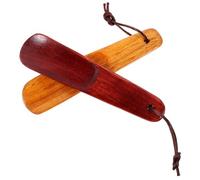 FRCOLOR 2 Pezzi Calzascarpe in Legno Portatile per Anziani e in Gravidanza Aiuto Pratico per Indossare Scarpe Leggero e Durevole per Viaggi e