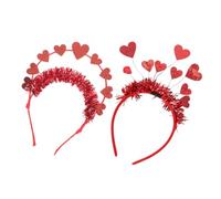 FRCOLOR 2 Pezzi Cerchietto Per A Forma Di Cuore Boeri Cupido Cerchietto Per A Forma Di Cuore Per San Per Decorazioni Per Feste Da Donna