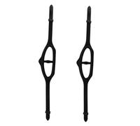 FRCOLOR 2 Pezzi Cinturino Nero per in Silicone Regolabile Vestibilità Confortevole Maschera da Immersione e Snorkeling per Attività Subacquee