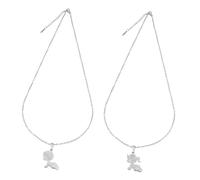 FRCOLOR 2 Pezzi Collana Con Piccolo Angelo Collane Accessori Da Donna Accessori Per Il Collo Catena Per Il Collo Collana Con Ciondolo Gioielli Per Il Collo Gioielli Per Il Collo Collana