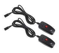 FRCOLOR 2 Pezzi Controller per Controllo Cablato per Macchina del Fumo Nero Interfaccia a 3 Pin in Plastica per Spettacoli e Matrimoni