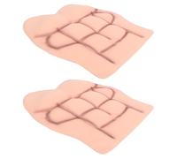 FRCOLOR 2 Pezzi Costume Facile da Indossare e Portatile in Eva Beige Muscoli Finti Uomo per Feste a Tema e Cosplay Divertenti