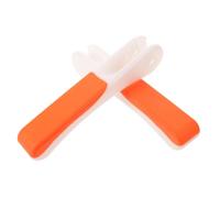 FRCOLOR 2 Pezzi Cuscinetti Bracciolo per Sedia Comoda da Bagno Bianco | Coppia Montata ai Lati, Vite 0, 50cm, Presa Ampia Ispessita, per Anziani e Disabili