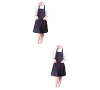 FRCOLOR 2 Pezzi Da Parrucchiere Da Salone Grembiule Da Barbiere Uniforme Per Comodo Grembiule Da Parrucchiere Robusto Panno Da Parrucchiere