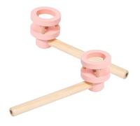 FRCOLOR 2 pezzi di divertimento durante il soffiaggio di giocattoli interattivi per bambini, giocattolo in legno, per bambini, gioco di equilibrio, colpo di tubo galleggiante